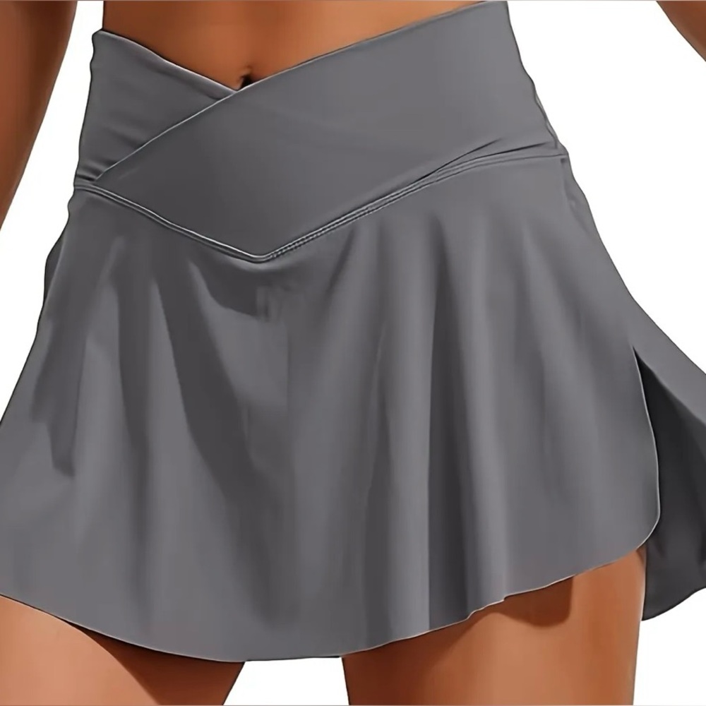 Grey Athletic Skort